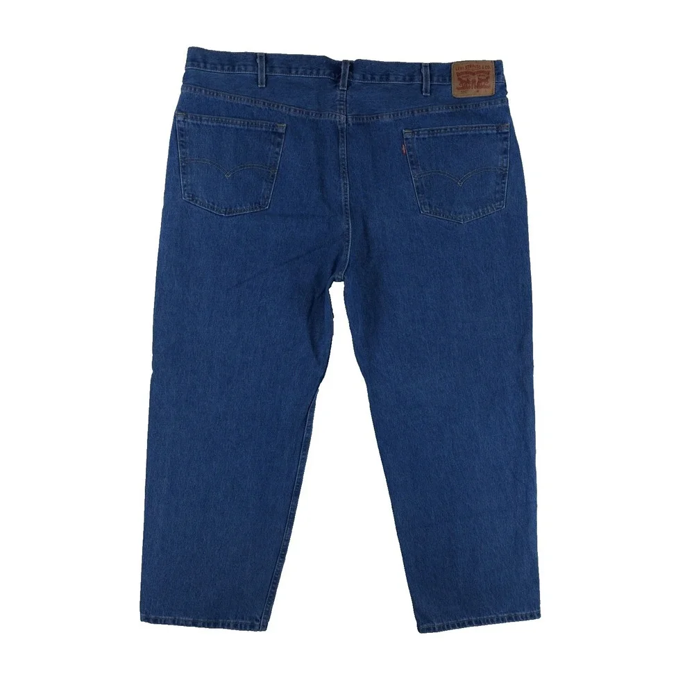 Levis‎ 550 Mens Jeans 48x29 Blue Relaxed Fit Tapered Leg Classic Denim Waterless